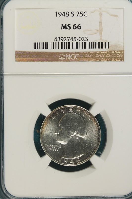 1948 S NGC MS66 Washington Quarter!! #A5130