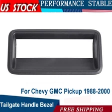 15991786 Black Tailgate Tail Gate Handle Bezel For Chevy C1500 K1500 2500 3500