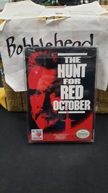 CIB THE HUNT FOR RED OCTUBRE NINTENDO NES VIDEOJUEGO CAJA COMPLETA CON PROTECTOR
