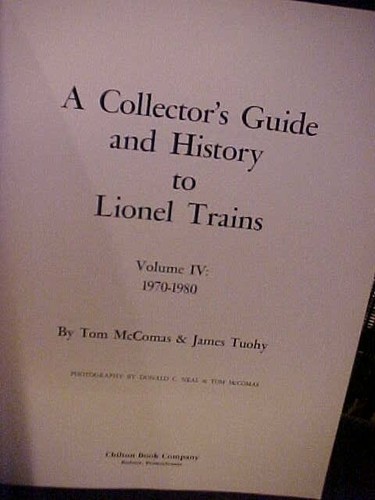 Lionel A Collector's Guide & History 1970-1980 Vol IV - Picture 2 of 4