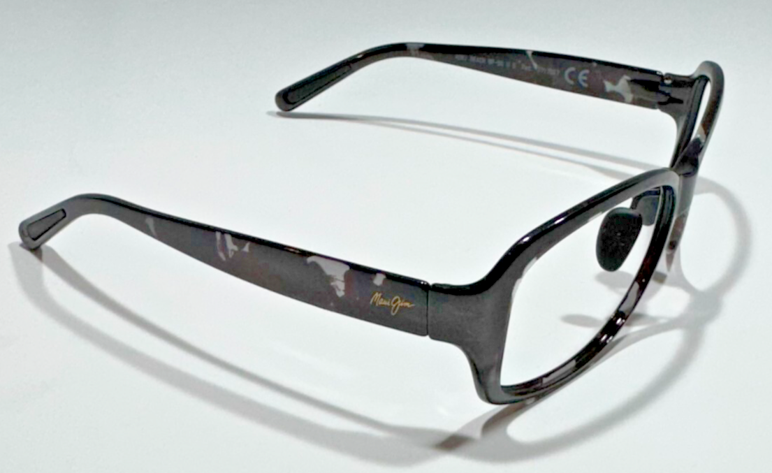 Maui Jim KOKI BEACH Sunglasses Frame BLACK GRAY MARBLE 56/16-130  MJ 433-11T Maui Jim Sunglasses Frame MJ433-11T 56-16-130 KOKI BEACH MP  main image 2