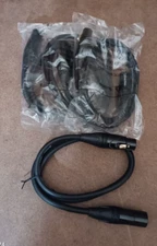 Cable Matters  Premium Short XLR to XLR Cables, XLR Microphone Cable 3' Lot of 4