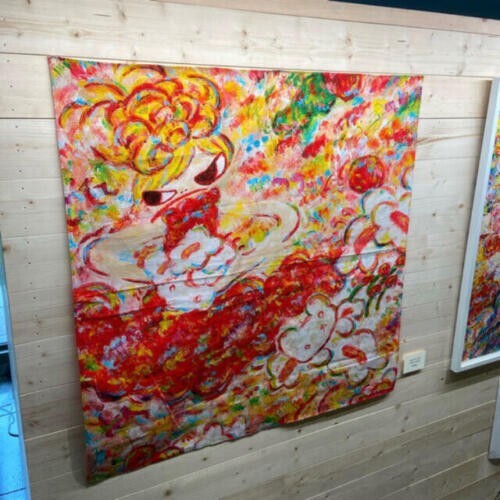 Rokkaku Ayako Solo Exhibition Magic Hand Bandana 2020 Chiba