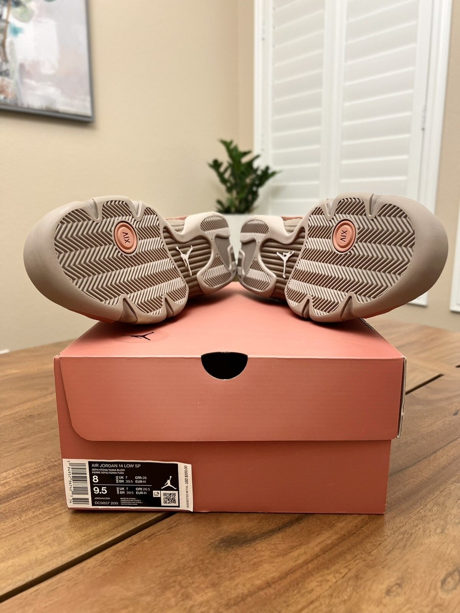 Nike Air Jordan 14 Low SP Clot Terra Blush - Men Size 8 #DC9857