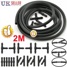 Car Windscreen Wiper Washer Jet Tube Pipe Hose W/ Connectors T Y For Nozzle Pump