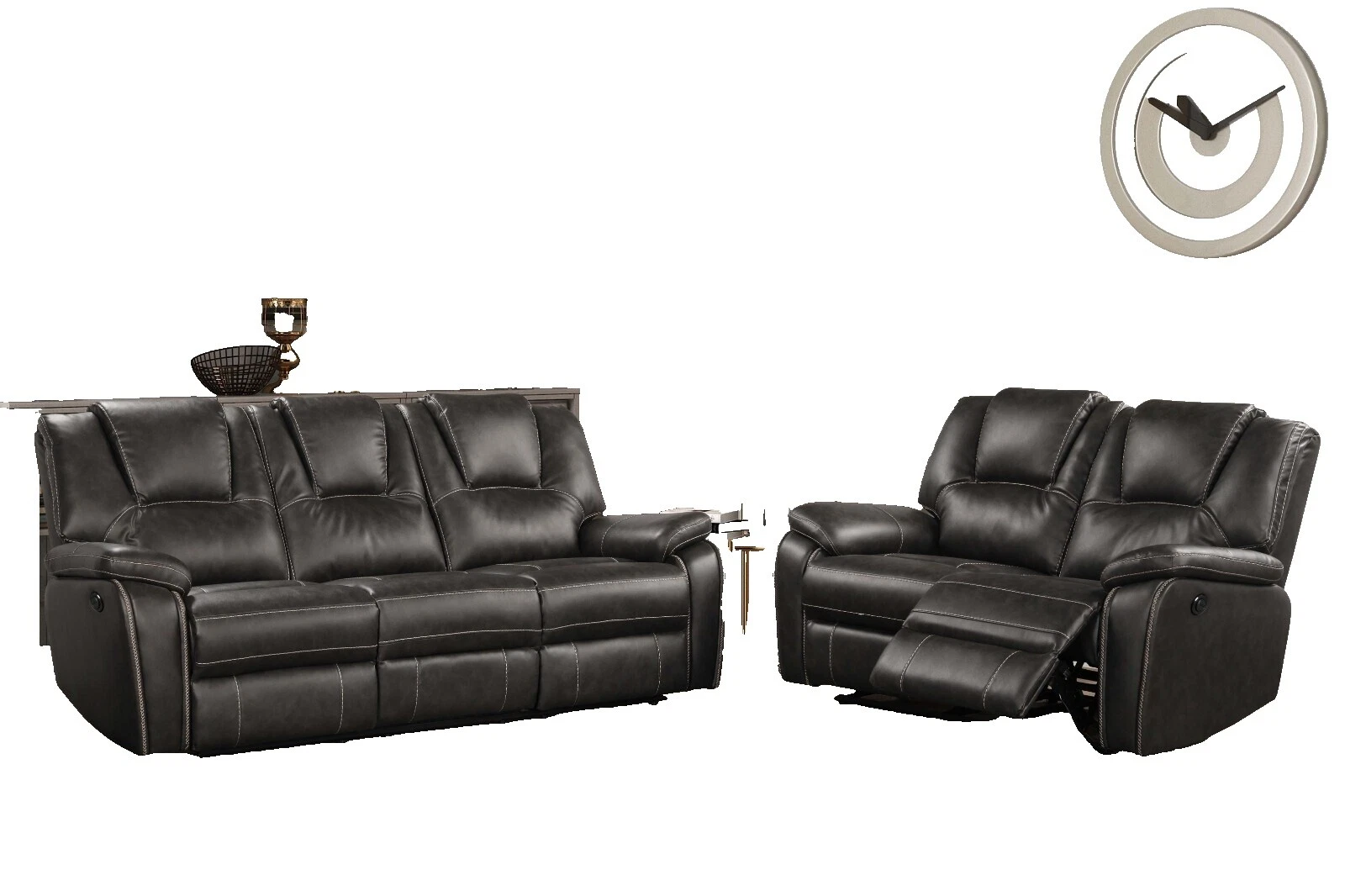 Faux Leather Sofa Sets