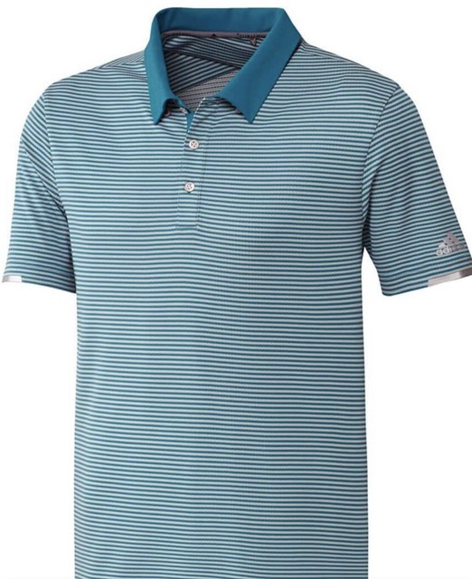 adidas climachill tonal stripe polo