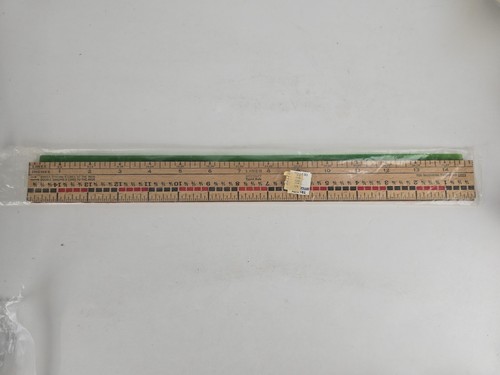 Westcott Typist Typesetting Rule R-552 - 15 inch with Instructions - Picture 3 of 3