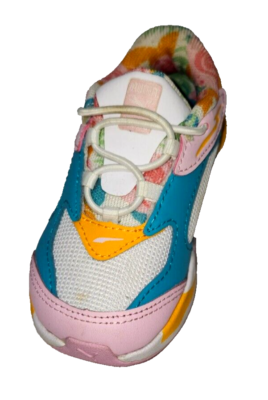 Puma Girls RS Fast Flower Aura 382596-01 Multicolor Casual Right Shoe ONLY  Sz 6C | eBay