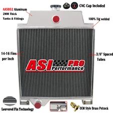 AT20797 Aluminum Radiator for Tractor John Deere JD300 JD301 820 920 1020 1120