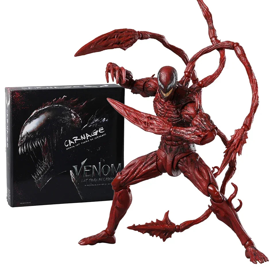 New S.H.Figuarts Carnage 8in Action Figure Venom: Let There Be