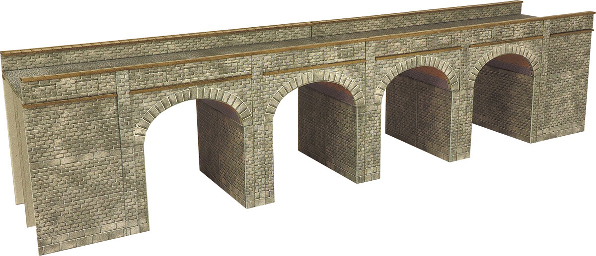 Metcalfe PN141 N Gauge Stone Viaduct Card Kit