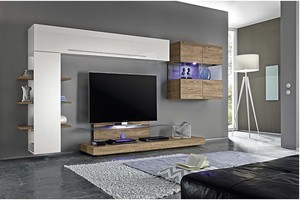 Mobile soggiorno parete attrezzata moderna base porta tv primo line ... Soggiorno parete attrezzata