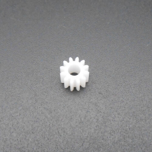 20 pz 0,5 m 12 T mandrino scala pignone in plastica apertura foro ingranaggio 3 mm 2,95 mm 12 denti - Foto 4 di 12