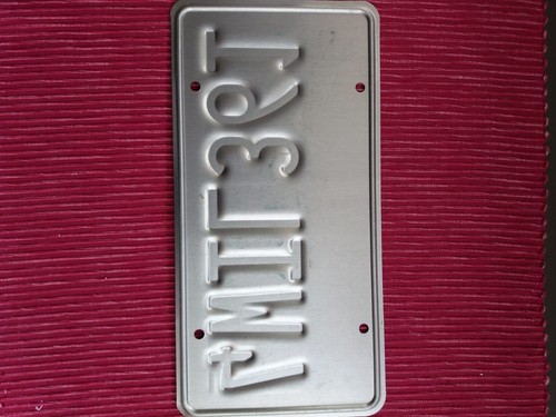 Targa vintage originale CALIFORNIA con sticker 2003 - Foto 3 di 3