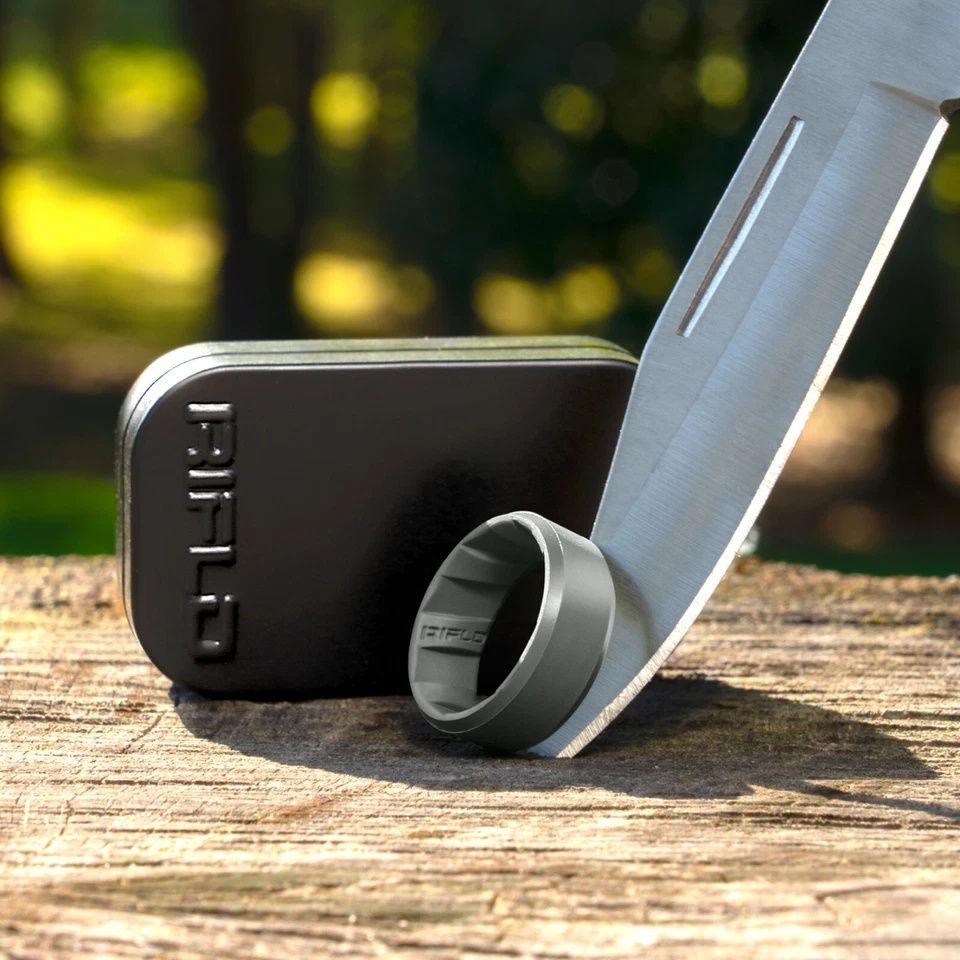 Anillo táctico de silicona | Ranuras de cañón de pistola + Estuche de viaje gratis Foto 3 de 4