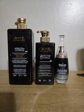 Active Caviar Drip Arbutin Licorice Shower Gel, Lotion, Abebi Vip Serum