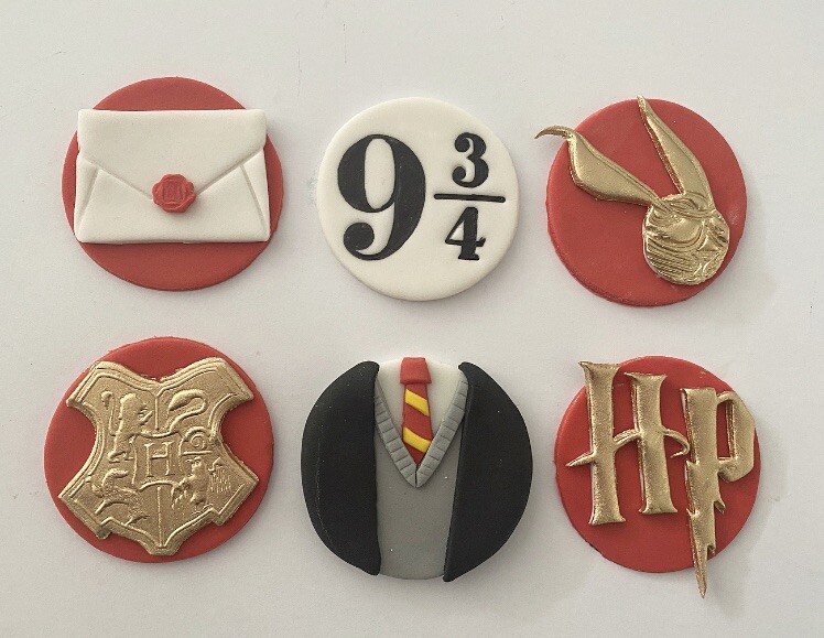 Stampe Zucchero Edibili Harry Potter - Per Cupcake, Tema Hogwarts, 24 Disegni - Foto 6