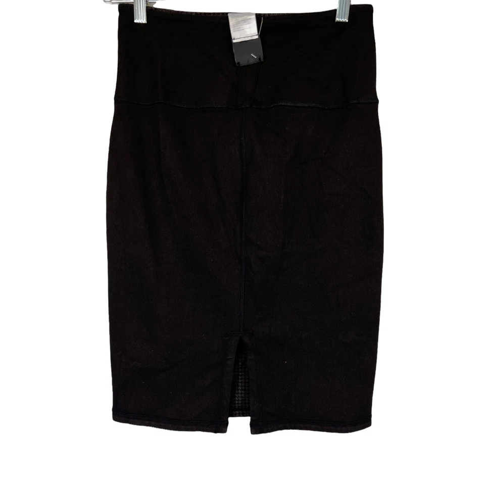 Women with Control Petite Reversible Prime Stretch Denim Skirt Menswear PXS Size - Imagem 4 de 4