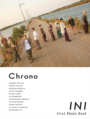 INI First Photo Book Chrono + Postcard Global Boys Group Japan New with Tracking