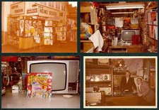 4x Foto Radio Fernseher Laden Heinz Seeger Britz Berlin