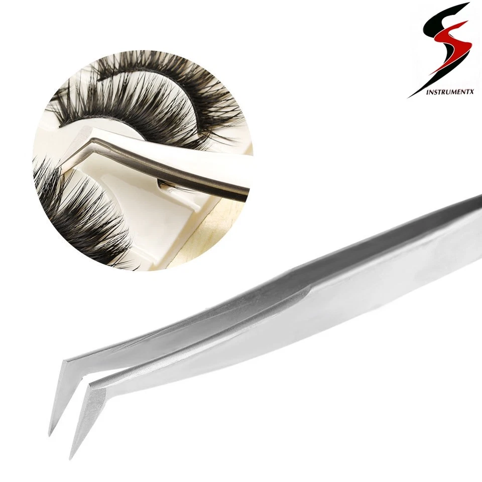 SS-INSTRUMENTX Eyelash Extension Tweezers for Russian 3D 6D Volume Lash Extensions L-Type 6A/SA
