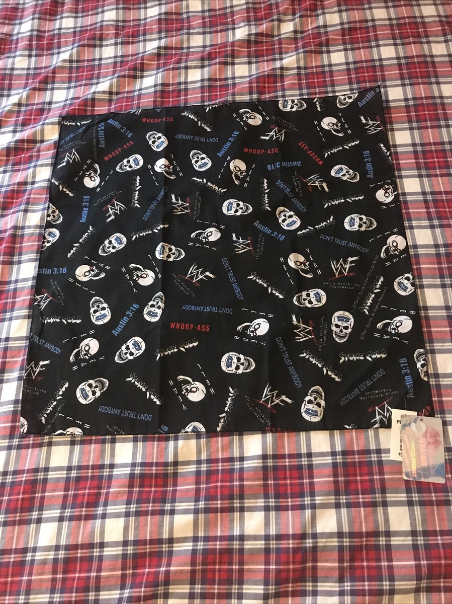 Vintage Stone Cold Steve Austin Bandana NWT 1998 WWF WWE AUSTIN 3