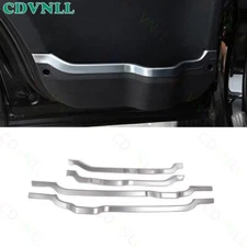 For Land Rover Discovery 4 2010-2016 Matte Silver Inner Door Storage Box Strip