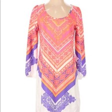 Peach Love California Small boho paisley dress