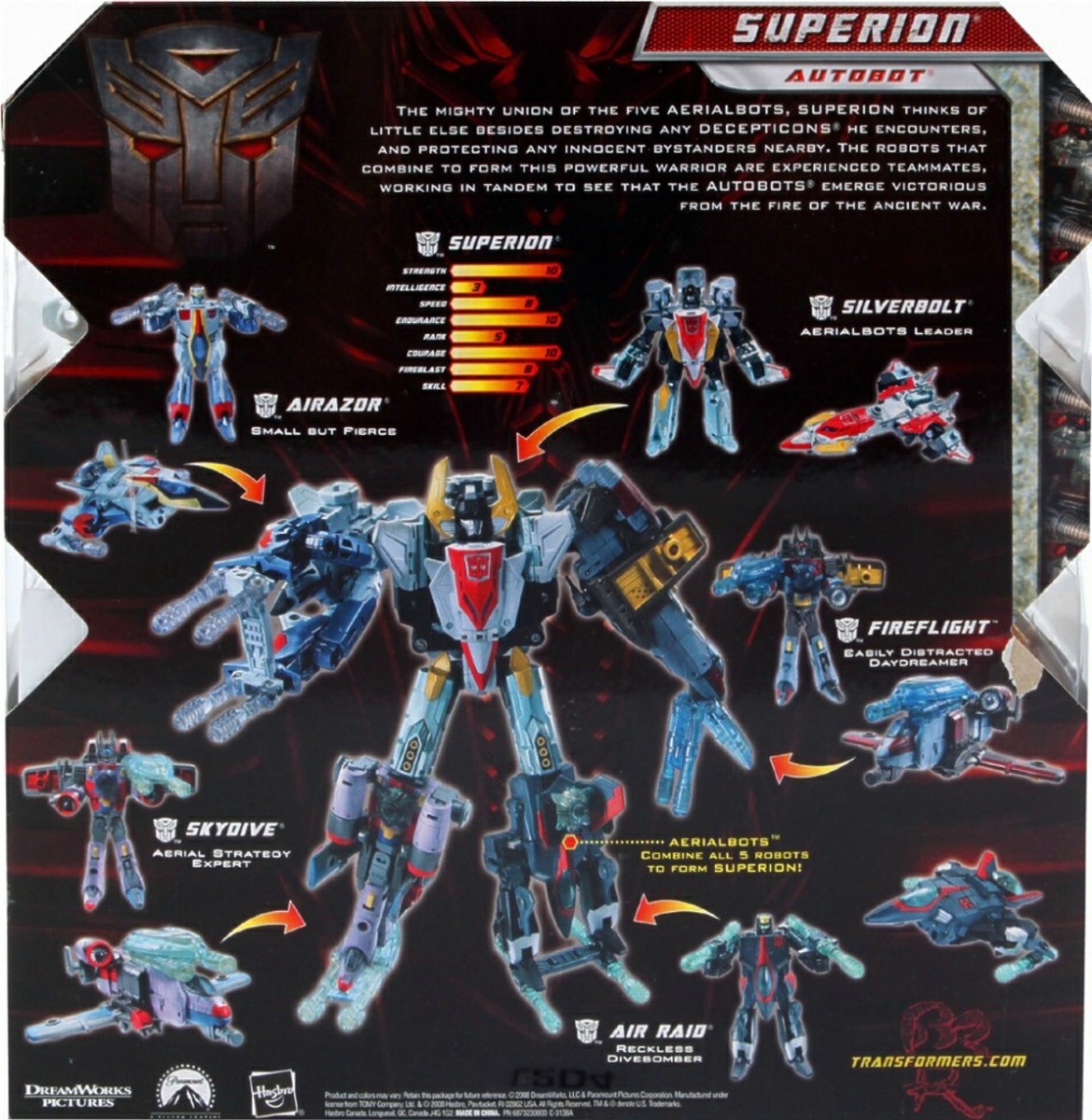 Transformers Revenge of the Fallen Superion New Aerialbots