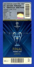 FINAL 2013 -- FC Bayern Munich v Borussia Dortmund--  Champions League  Ticket