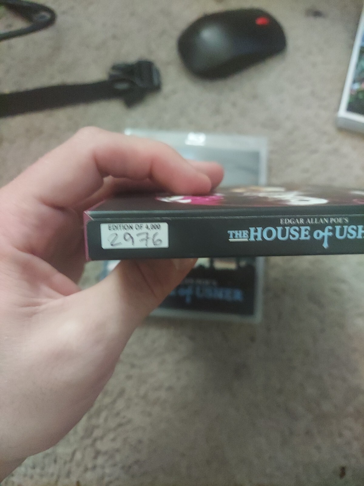 THE HOUSE OF USHER BluRay W/Slipcase Hand Numbered Ltd Ed Vinegar