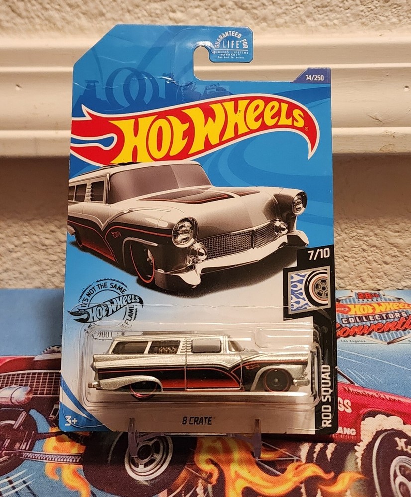 Hot Wheels 2017 ROD SQUAD #7/10 - 8 Crate #74/250 - Silver