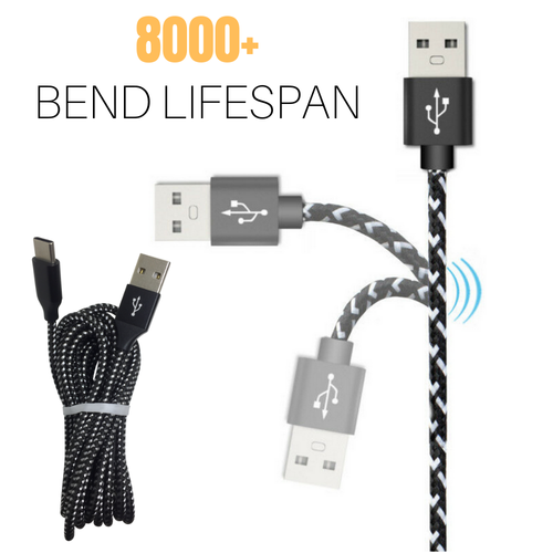 3 Pack 10ft Type C Fast Charger Cable USB C Charging Cord For Samsung S8 S9 S10 - Picture 3 of 7