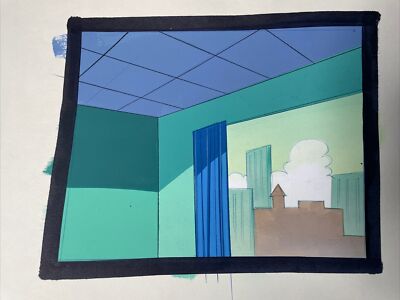 Animation cel BACKGROUNDS production art cels anime vintage cartoons Disney BG33