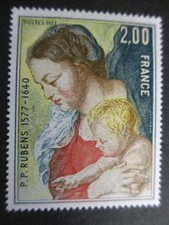 Timbre - FRANCE - Tableau de RUBENS - 1977  - Neuf ** - YT1958