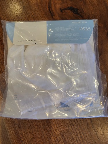VTG Eyelet Tricot Soft Cup Sky Bali Bra White 34 C, style 350, 1994, NIP - Picture 5 of 6