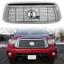 Chromed Grill Front Bumper Upper Grille For 2010 2011 2012 2013 Toyota Tundra