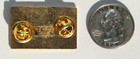 ATLANTA 1996  PINK & GOLD OLYMPIC BADGE / PIN — photo 5
