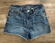 American Eagle Womens Size 2 Relaxed Denim Blue Jean Shorts New without Tags