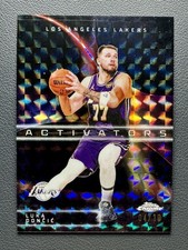 2025-26 Topps Chrome Update Luka Doncic Activators Black Geo Refractor /10