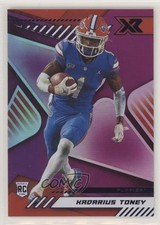2021 Panini Chronicles Draft Picks Xr Purple 7/49 Kadarius Toney #198 05v3