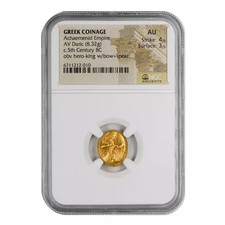 c. 5th Century BC Achaemenid Empire AV Daric (8.32g) NGC Ancients AU