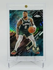 Damian Lillard 2025-26 Topps Chrome Go Time AQUA Insert /299 No. GT-10