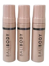 3 × Bali Body ULTRA DARK• SELF TAN Natural Looking Sunless TANNING MOUSSE 6.7 Oz