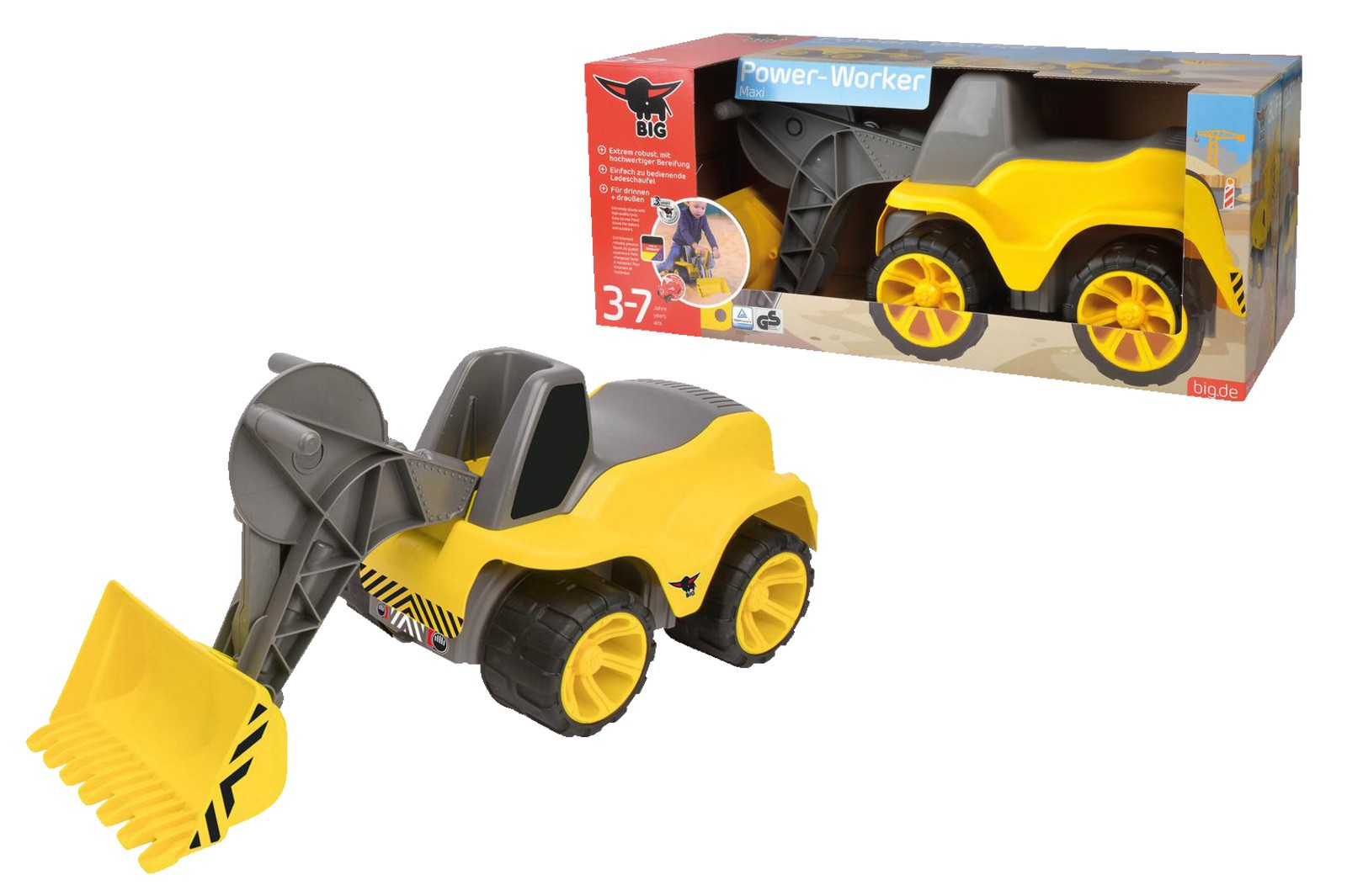BIG Power-Worker Maxi Loader Spielzeug Bagger Gelb 8590₽