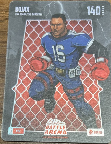 2026 Bo Jackson Battle Arena PSA Magazine Promo P-17 Battlefoil BOJAX Power 140