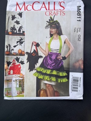 McCall's M6811 Halloween aasorted items- uncut- size S-L