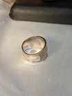 925 Vintage Texturized Sterling Silver Ring Band Stamped Size6.25/ 5.8g [P22]  — photo 6