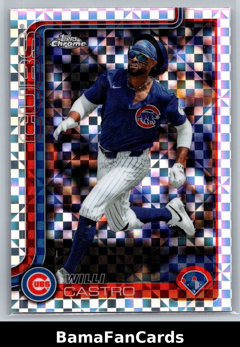 2025 Topps Chrome Update WILLI CASTRO X-Fractor #USC67 NM Cubs